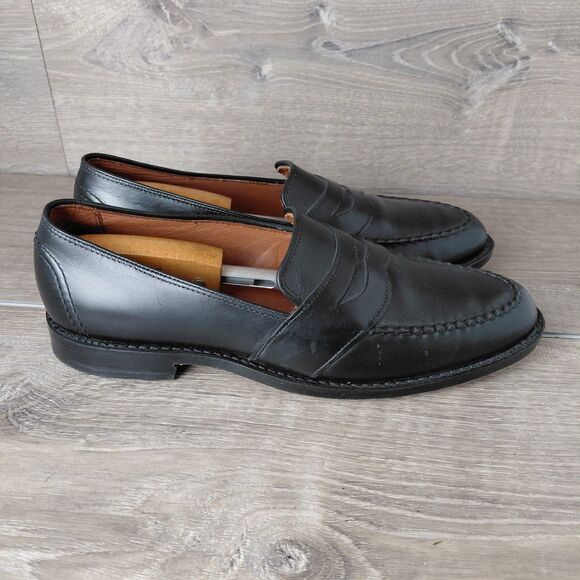 Allen Edmonds Randolph Black Leather Penny Loafers Shoes Slip On Men\'s Size 10 main image 6